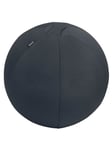 Leitz Ergo Active Balanseball med stoppfunksjon 55cm Mørkegrå Ball chair - Stoffdeksel - Opptil 120 kg