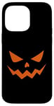 Coque pour iPhone 14 Pro Max Lanterne orange effrayante motif tête de citrouille d'Halloween