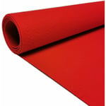 Tapis de Passage Dimensions au Choix / Tapis Anti Feu/Intérieur & extérieur/Idéal pour Magasins, fêtes, Mariages & évènementiel. - 2x10m - Rouge.