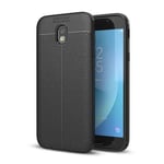 Samsung Galaxy J7 Pro/J7 2017      Leather Texture Case    Black