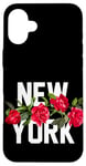 iPhone 16 Plus Cool Floral New York City Graphic Design, New York City Case