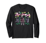 Marvel Valentine’s Day Spring Flowers Groot Trio Love Grows Long Sleeve T-Shirt