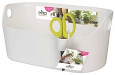 Plastpotte Elho Brussels 30X18X13 Cm Hvit