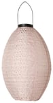 C'est Bon  Lanterne Solcelle Oval Lys-Rosa H32