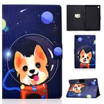 CXTCASE Coque pour Lenovo Tab M10 Plus 3rd Gen(2022) 10.6'', Étui Housse Lenovo Tab M10 Plus 3rd Gen, Coque de Protection avec Support Fonction pour Lenovo Tab M10 Plus 3rd Gen, Chien de l'espace