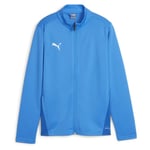 PUMA Treningsjakke Teamgoal - Electric Blue Lemonade/hvit Barn, størrelse M/152 cm