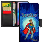 Coque antichoc Redmi Note 7 porte cartes super geek à clapet console play jeux video mobile bande dessinée humoristique gamer Xiaomi