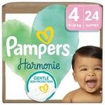 Pampers Harmonie Storlek 4 Taped 9-14 kg 24 st