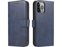 Hurtel Magnetfodral För Xiaomi Redmi Note 12 Pro / Poco X5 Pro 5G Flip Cover Plånbok Stativ Blå