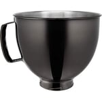 KitchenAid 4.8 L STAINLESS STEEL BOWL — BRIGHT BLACK 5KSM5SSBRB