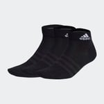 Adidas Thin and Light Ankelsokker, 3pk Black/White S (37-39)