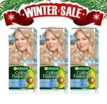 Garnier Color Naturals 111 Extra Light Ash Blonde Hair Color 3-Pack