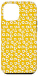 Coque pour iPhone 14 Plus Jaune moutarde imprimé léopard mignon girly tendance esthétique