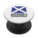 Clan McDonald Tartan Nom de famille écossais Scotland Pride PopSockets PopGrip Adhésif