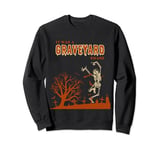 It Was a Graveyard Smash Funny Halloween Skeleton Costume Sweatshirt