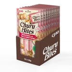 INABA Churu Bites - Friandise pour Chat en Bouchées au Thon et Saumon, Enrobage au Poulet - Moelleux et Crémeux - 36 Tubes x 10g