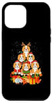 iPhone 12 Pro Max Cavalier King Charles Spaniel Merry Christmas Tree Lights Case