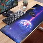 Jedel XL Extra Large Gaming Mouse Pad Desktop Mat Heavy Wave Fabric 90x40 CM UK