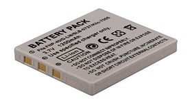 Amsahr BT-FJNP40-1CT Numérique Remplacement Caméra/Caméscope Batterie pour Fujifilm Np40/Finepix: V10/Z1/Samsung Digimax: #1/I5/I50 Mp3 Gris