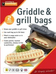 Toastabags Panini Griddle And Grill Toastie Toasted Sandwich Bags Pk 2