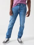 Levi's 502 Tapered Fit Jeans - Almost Warm - Blue, Blue, Size 32, Inside Leg Short, Men