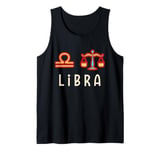 Libra Zodiac Sign Cute Astrology Tank Top