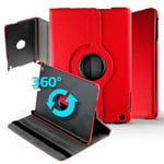 Housse Tablette rotative 360 compatible Rouge Huawei Media Pad M5 8.4''