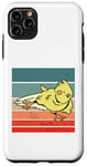 Coque pour iPhone 11 Pro Max Calopsitte oiseau jaune dessin animé oiseau coloré animaux