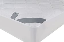 Homemania Protège-Matelas Bed en Microfibre Blanc 120 x 200 cm 120 x 200 cm