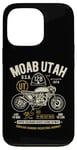 Coque pour iPhone 13 Pro Moab Utah Route U-128 Colorado River Retro Moto Design