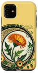 Coque pour iPhone 11 Green Queen Illustration Jardiniers