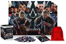 Assassin's Creed: Legacy - Puzzle 1000 éléments 68cm x 48 cm | Poster et Sac Compris | Jeu vidéo | Puzzle pour Adultes et Adolescents