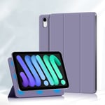 (iPad Pro 11 2021violetti magneetti) iPad mini 6 Case Ultra Thin Magneettinen Smart Cover Pro 11 12.9 2021 Mini6 Air 5 4 Tablet Apple Pencil Charge automaattisella herätystietokoneen kuorilla ja kuorilla