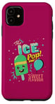 Coque pour iPhone 11 Crème glacée Popsicle Ice Pop Paradise Retro Vintage