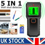 5 In 1 Wall Stud Finder Lcd Dispaly Electric Wood AC Wire Metal Studs Detector