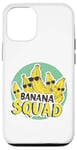 Coque pour iPhone 12/12 Pro Banana Squad Lunettes de soleil amusantes assorties Motif fruits