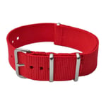 Natoband 20 mm Red 20 mm