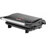 Grill électrique multifonction Grille-viande Presse à paninis Appareil à Sandwich Barbecue de table 28x22x9cm 750W