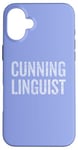 Coque pour iPhone 16 Plus Costume d'Halloween rusé de dernière minute pour linguiste