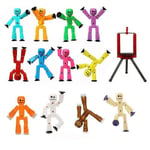 Random Color Stikbot Actionfigurer Leksaker Roliga animationsdockor med G[HK]