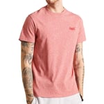 Superdry Mens GBLogo brodé vintage - Red material_cotton - Size Small