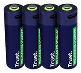 Trust 25631, Uppladdningsbart Batteri, Aa, 4 St, 1700 Mah, 2 H, Kortslutning