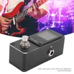 Electric Guitar Pedal Tuner Bass 430‑450Hz True Bypass Switch Aluminum Al