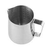 600 ml kaffemaskin barista mjölkkanna, mjölkskummare metallångare ideal rostfritt stål mjölkskummare mjölk kaffemaskin tillbehör