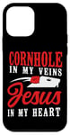 iPhone 12 mini Cornhole Team Bean Bag Player Champ Jesus Faith Christian Case