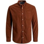 Chemise Jack & Jones  12196529 CORD SHIRT-SEQUOIA