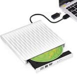 Ulkoinen CD/DVD-asema, Kingbox USB 3.0 Type C Kevyt ohut