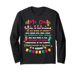 Heavenly Birthday To My Father, In Memory Of Dad Angel Long Sleeve T-Shirt