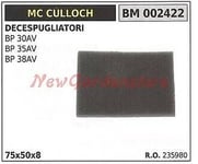 Filtre à Air Mc Culloch Débroussailleuse Bp 30AV 35AV 38AV 002422