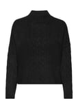 Balje Cable Knit Sweater Black Tamaris Apparel